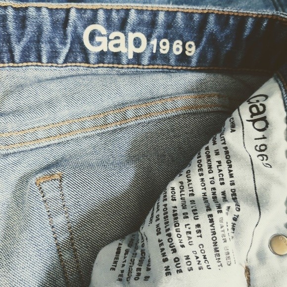 EUC GAP 1969 Perfect Boot Medium Wash Western Denim Blue Jeans Size 25 Short - Picture 8 of 12